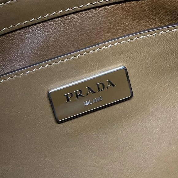 PRADA - Brown Leather Tote Bag 543-061625 - Picture 13 of 14